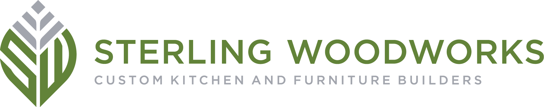 Sterling Woodworks Custom Kitchen and Furniture Builders Logo