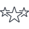 3 stars icon